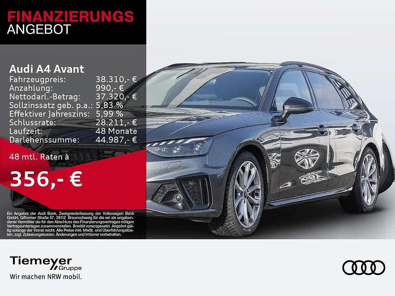 Grau Gebraucht 2024 Audi A4 S-Line Kombi | 38.310 € (Fairer Preis) - Bild 1/4