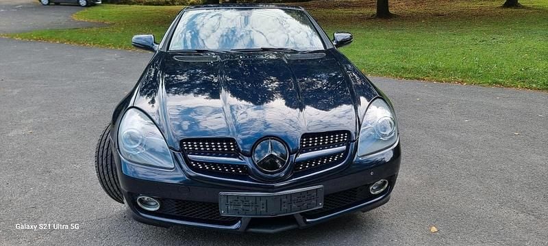 Schwarz Gebraucht 2009 Mercedes SLK200 Cabrio | 7.499 € (Superpreis) - Bild 1/4