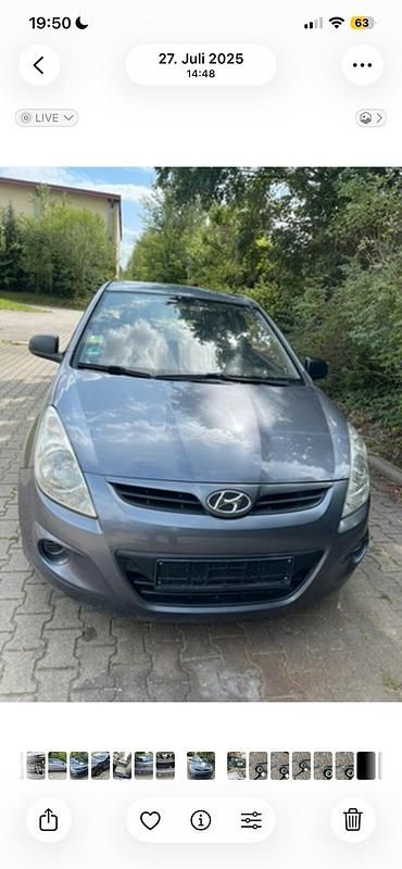 Gebraucht Hyundai i20 77 PS (56 kW) 2009 Grau Kleinwagen