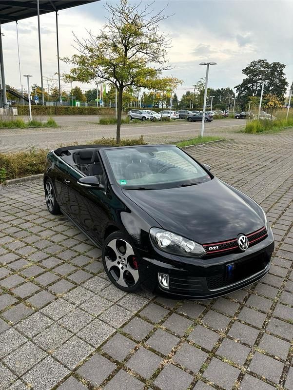 Schwarz Gebraucht 2015 VW Golf Cabriolet GTI Cabrio | 14.299 € - Bild 1/4