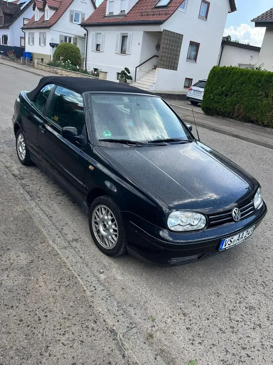 Gebraucht VW Golf Cabriolet 100 PS (73 kW) 1998 Schwarz Cabrio