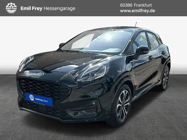 Agate black metallic Gebraucht 2023 Ford Puma ST-Line SUV | 19.950 € (Superpreis) - Bild 1/4