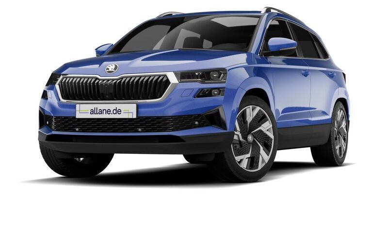 Blau (energyblau uni) Neu 2025 Skoda Karoq Selection SUV | 26.619 € (Guter Preis) - Bild 1/4