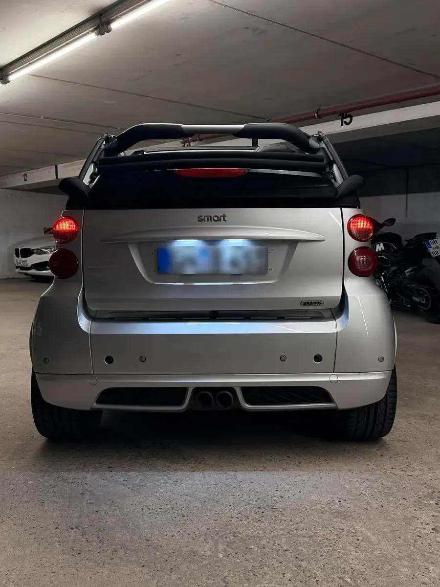 Gebraucht Smart ForTwo Cabrio Brabus Xclusive 98 PS (72 kW) 2008 Silber Cabrio