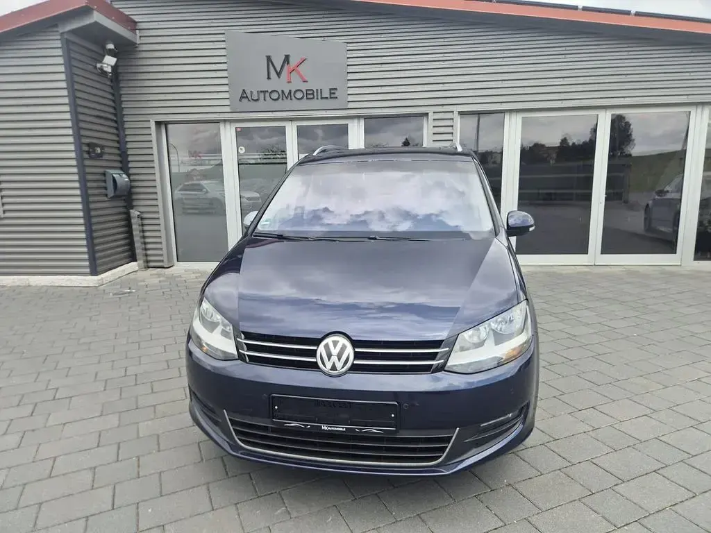 Gebraucht VW Sharan Allstar 150 PS (110 kW) 2016 Blau Van / Kleinbus