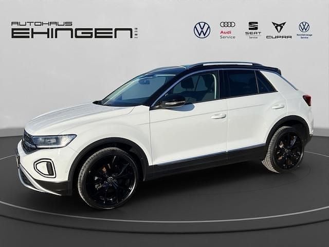 Gebraucht VW T-Roc Style 110 PS (80 kW) 2022 Pure white/deep black perleffekt SUV