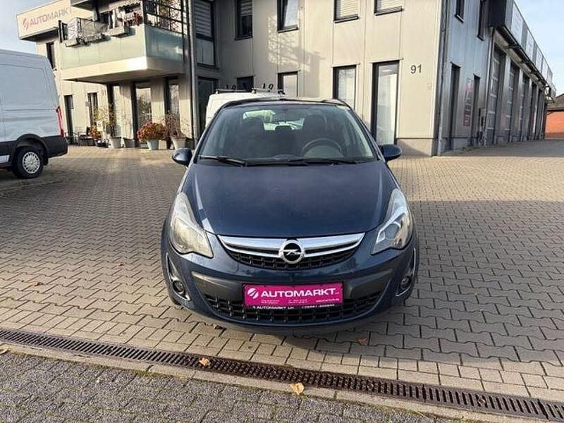 Blau Gebraucht 2012 Opel Corsa Limousine | 1.990 € (Guter Preis) - Bild 1/4