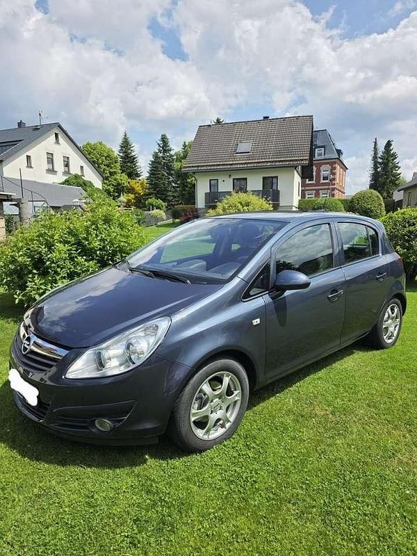 Blau Gebraucht 2009 Opel Corsa Edition Kleinwagen | 3.600 € (Fairer Preis) - Bild 1/4