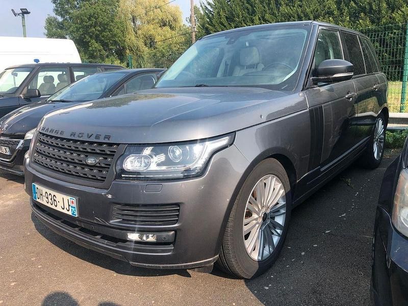 Grau Gebraucht 2014 Land Rover Range Rover Vogue SUV | 28.900 € (Superpreis) - Bild 1/4