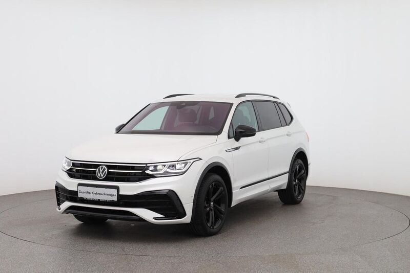 Weiß Gebraucht 2022 VW Tiguan Allspace R-line SUV | 39.990 € (Teuer) - Bild 1/4