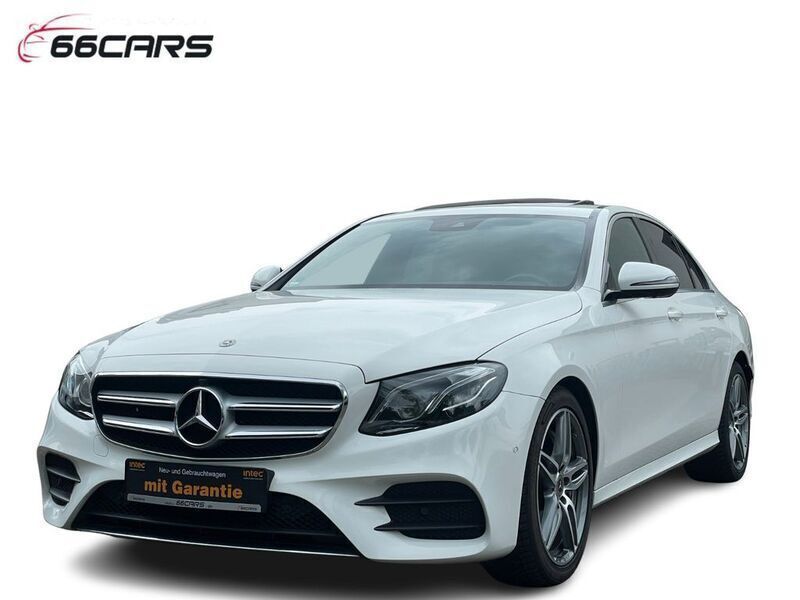 Weiß Gebraucht 2019 Mercedes E350 AMG line Limousine | 37.480 € (Guter Preis) - Bild 1/4