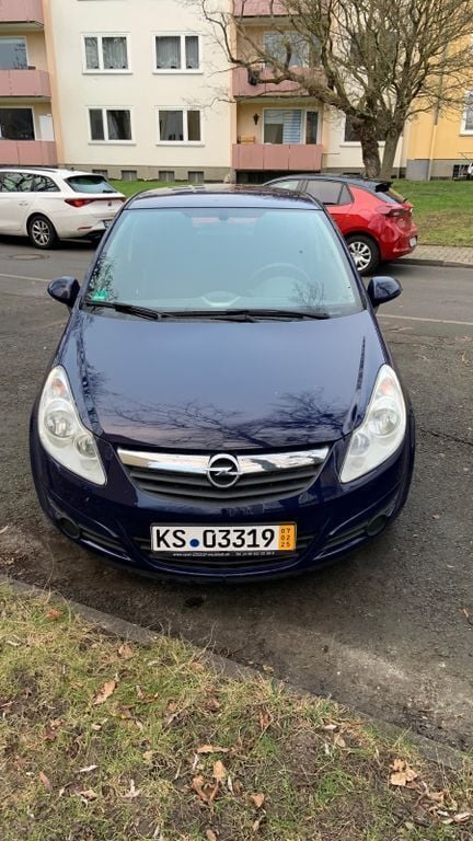 Blau Gebraucht 2009 Opel Corsa Edition Limousine | 2.200 € (Guter Preis) - Bild 1/4