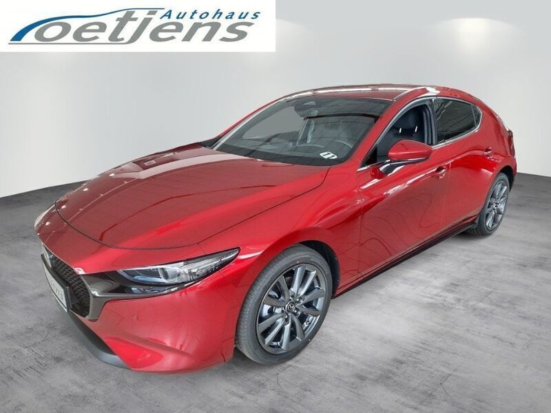 Rot Neu 2025 Mazda 3 Exclusive-Line Limousine | 27.980 € - Bild 1/4