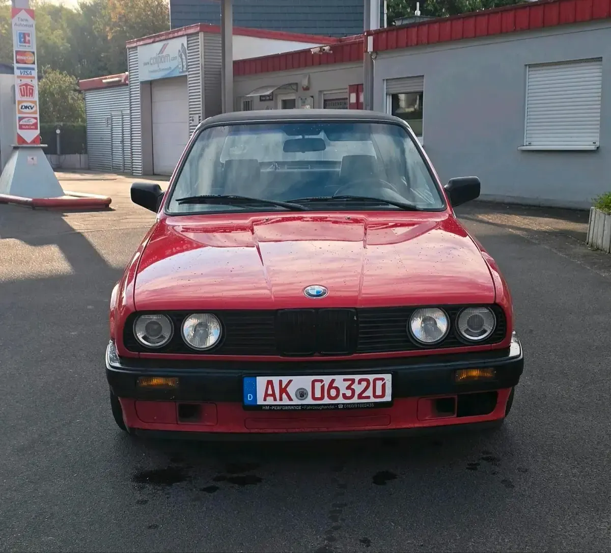 Gebraucht BMW 316 100 PS (73 kW) 1990 Rot Cabrio