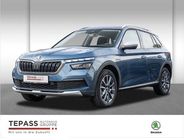 Blau Gebraucht 2021 Skoda Kamiq ScoutLine SUV | 23.510 € (Fairer Preis) - Bild 1/4