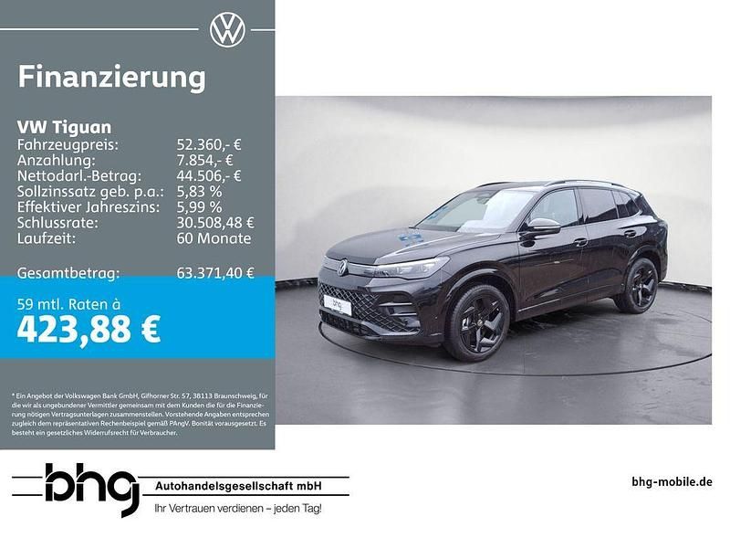Schwarz Gebraucht 2025 VW Tiguan R-line SUV | 52.360 € (Guter Preis) - Bild 1/4