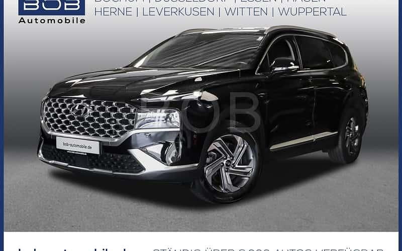 Abyss black (schwarz) Gebraucht 2023 Hyundai Santa Fe Trend SUV | 37.777 € (Guter Preis) - Bild 1/4