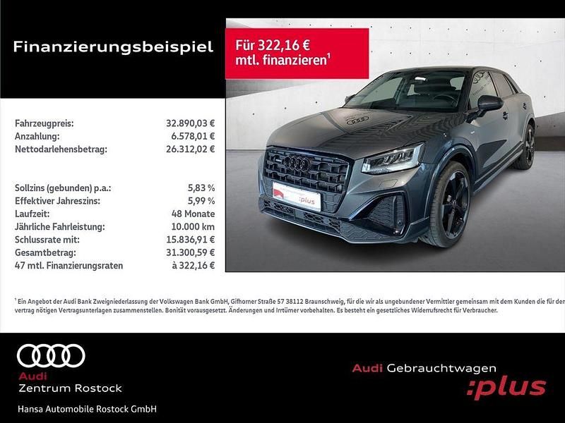 Gebraucht Audi Q2 S-Line 190 PS (139 kW) 2023 Daytonagrau perleffekt SUV
