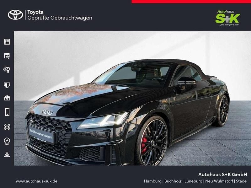 Schwarz Gebraucht 2021 Audi TTS S-Line Cabrio | 42.480 € (Fairer Preis) - Bild 1/4