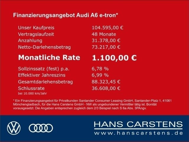 Grau Neu 2025 Audi A6 e-tron Edition .1 Kombi | 104.595 € (Teuer) - Bild 1/2
