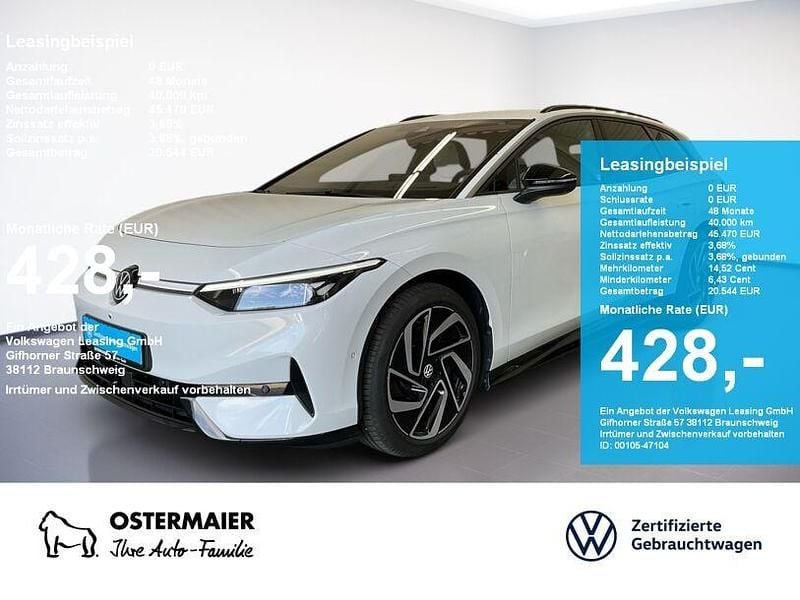 Weiß Gebraucht 2024 VW ID.7 Pro Kombi | 45.470 € (Fairer Preis) - Bild 1/4