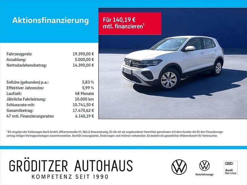 Gebraucht VW T-Cross 95 PS (69 kW) 2024 Pure white SUV