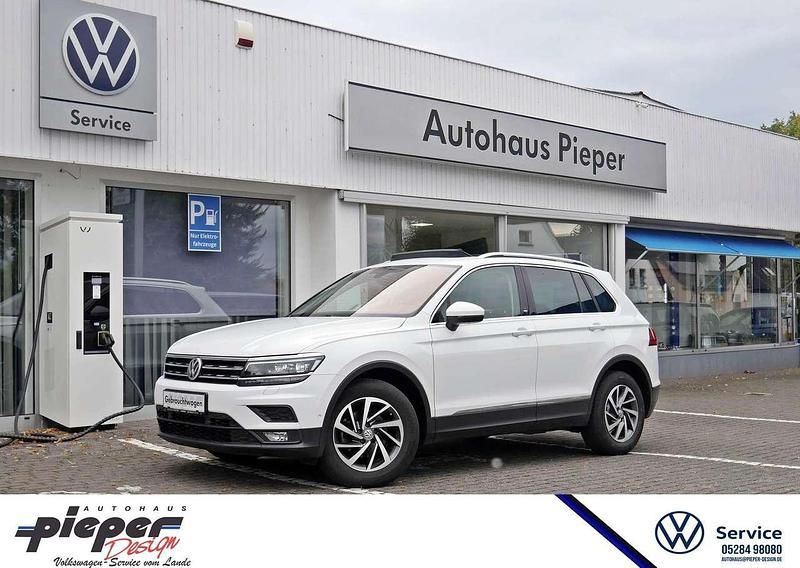 Pure white Gebraucht 2018 VW Tiguan SUV | 19.980 € (Fairer Preis) - Bild 1/4