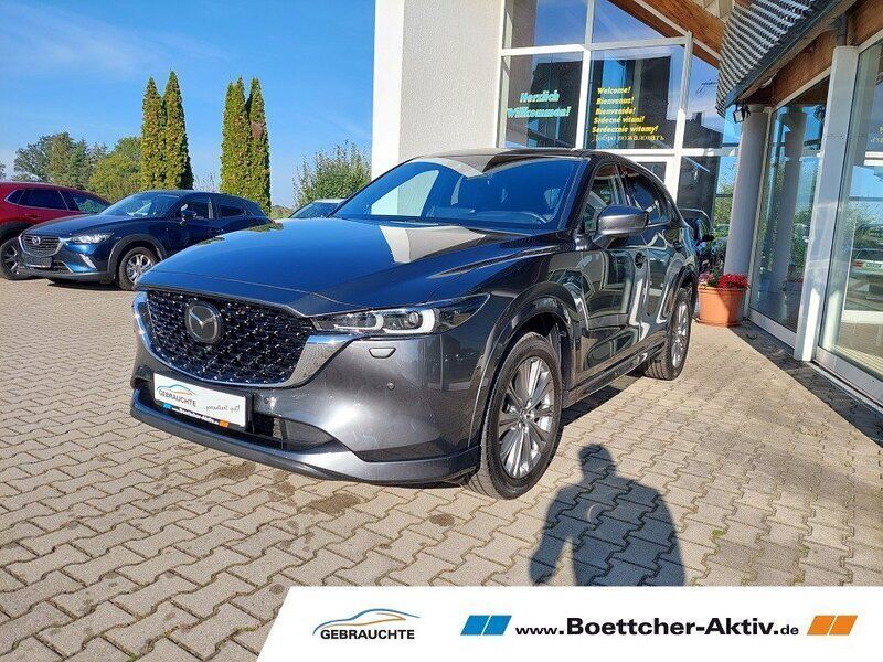 Grau Gebraucht 2023 Mazda CX-5 Takumi-Line SUV | 35.890 € (Fairer Preis) - Bild 1/4