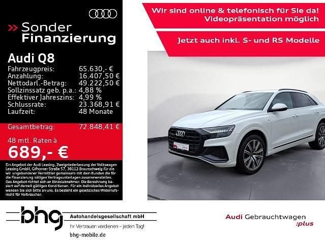 Carraraweiß Gebraucht 2022 Audi Q8 Ambiente SUV | 66.830 € (Fairer Preis) - Bild 1/4