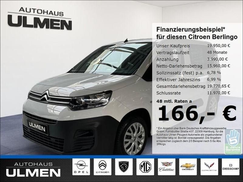 Weiss Gebraucht 2023 Citroën e-Berlingo Live Van / Kleinbus | 19.950 € (Etwas zu teuer) - Bild 1/4
