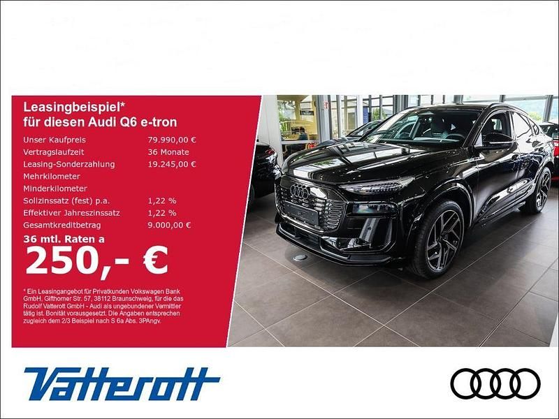 Schwarz Neu 2025 Audi Q6 Sportback e-tron Performance SUV | 79.990 € (Guter Preis) - Bild 1/4