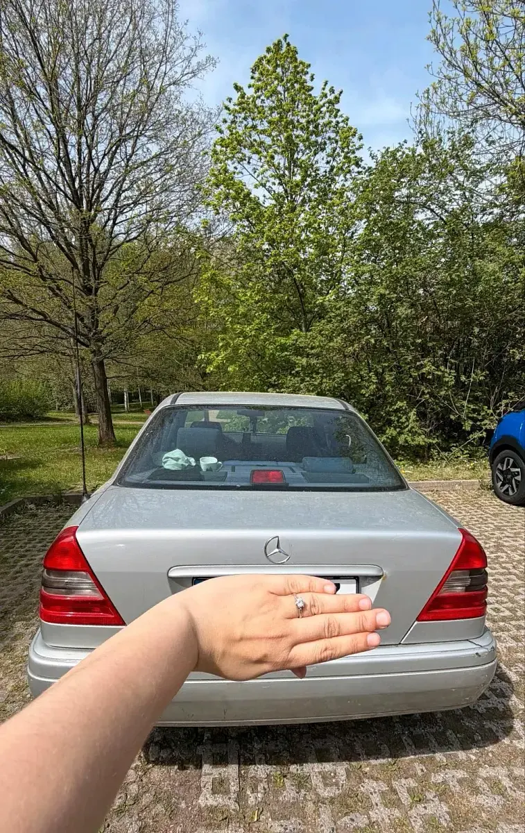 Brugt Mercedes C230 1997 Sølv Sedan