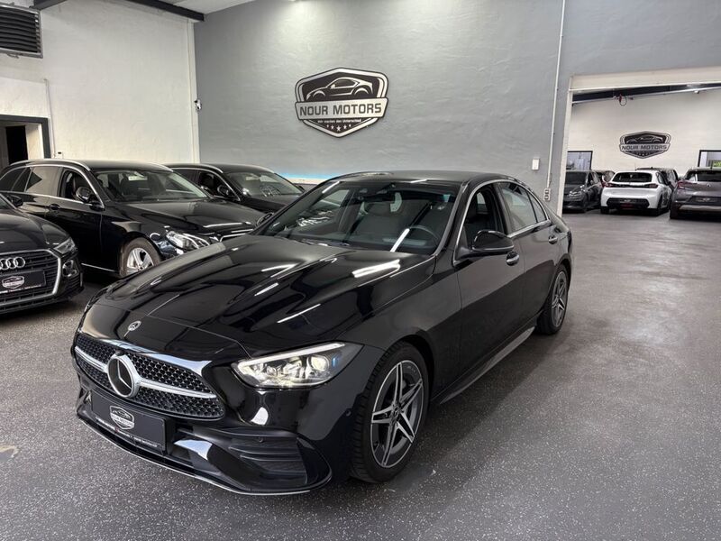 Schwarz Gebraucht 2024 Mercedes C220 AMG line Limousine | 44.900 € (Fairer Preis) - Bild 1/4