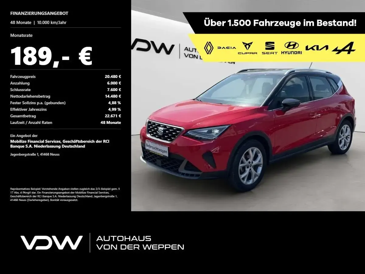 Gebraucht Seat Arona FR 116 PS (85 kW) 2024 SUV