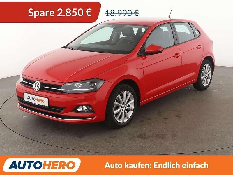 Flashrot Gebraucht 2018 VW Polo Highline Kleinwagen | 16.140 € (Guter Preis) - Bild 1/3