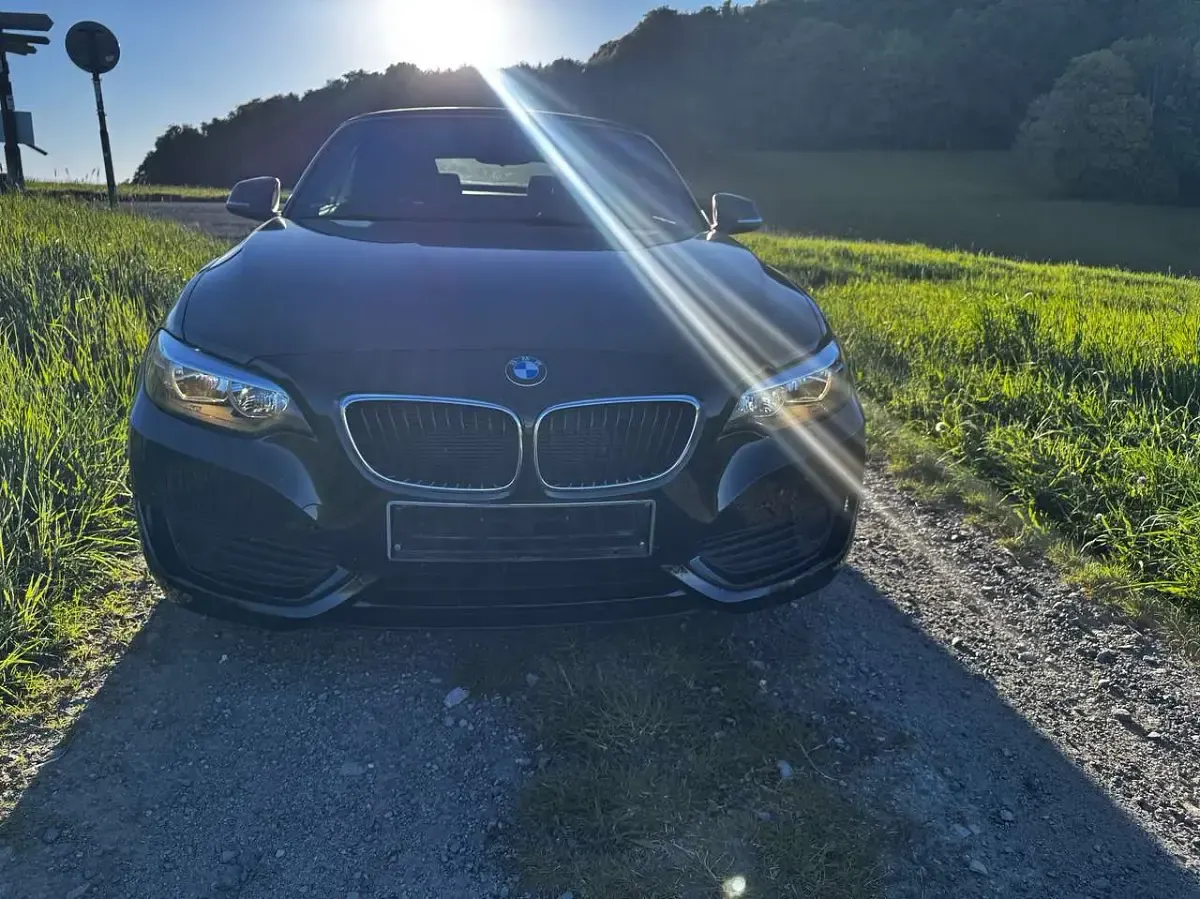 Usata BMW 220 184 CV (135 kW) 2016 Nero Cabrio