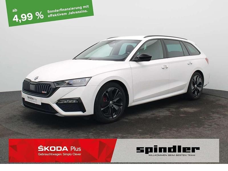 Candyweiss Gebraucht 2022 Skoda Octavia RS Kombi | 28.990 € (Guter Preis) - Bild 1/3