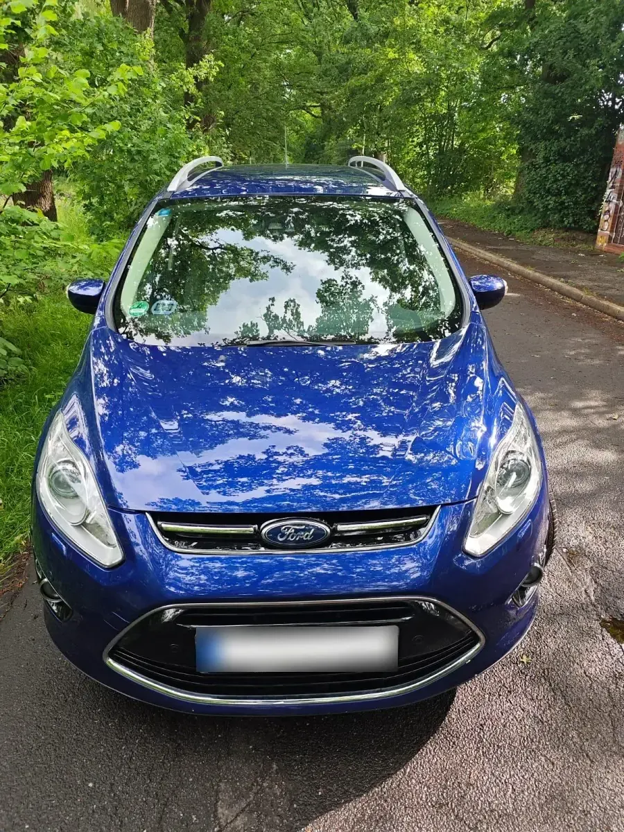 Gebraucht Ford Grand C-Max Titanium 163 PS (119 kW) 2015 Blau Van / Kleinbus