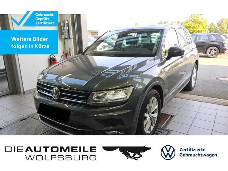 Indiumgrau metallic Gebraucht 2019 VW Tiguan Highline SUV | 24.990 € (Guter Preis) - Bild 1/3