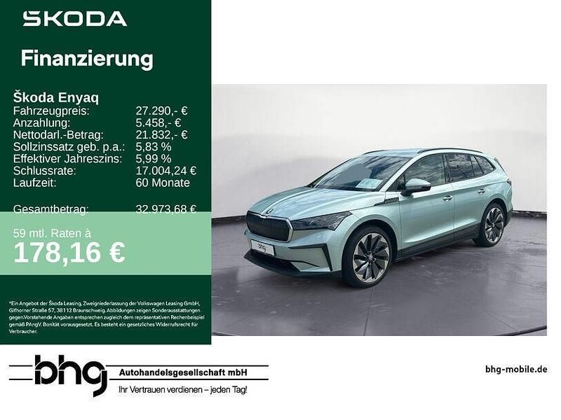Silber Gebraucht 2021 Skoda Enyaq iV SUV | 27.290 € (Fairer Preis) - Bild 1/4