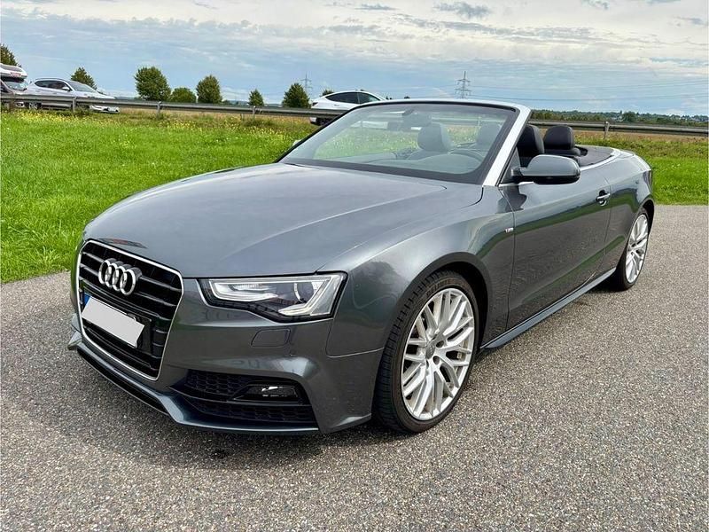 Grau Gebraucht 2016 Audi A5 Cabriolet S-Line Cabrio | 18.300 € (Guter Preis) - Bild 1/4