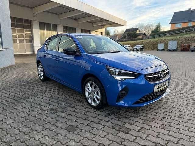 Gebraucht Opel Corsa Elegance 101 PS (74 kW) 2023 Perl blau/voltaik blau Kleinwagen