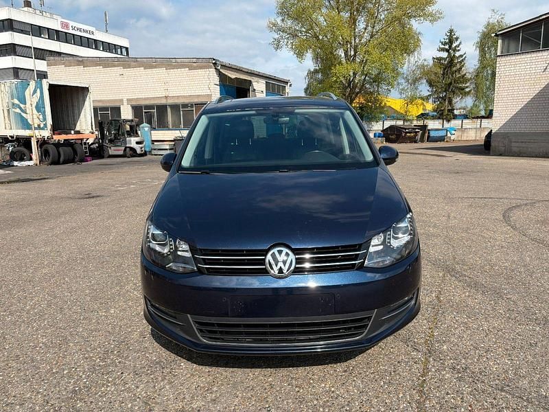 Gebraucht VW Sharan Highline 220 PS (161 kW) 2017 Grün Van / Kleinbus