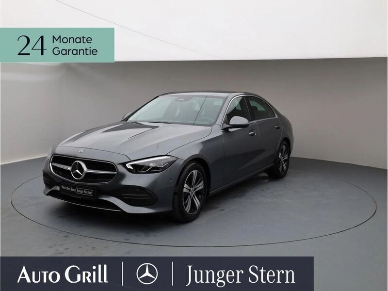 Grau Gebraucht 2023 Mercedes C200 Avantgarde Limousine | 38.549 € (Teuer) - Bild 1/4