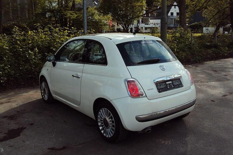Gebraucht Fiat 500 Lounge 69 PS (50 kW) 2009 Weiß Cabrio