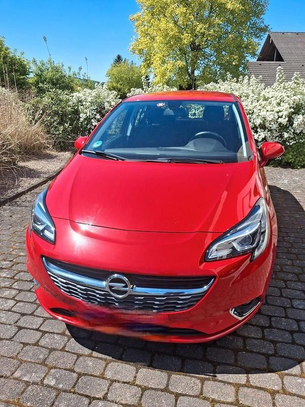 Rot Gebraucht 2017 Opel Corsa Innovation Kleinwagen | 7.399 € (Superpreis) - Bild 1/4