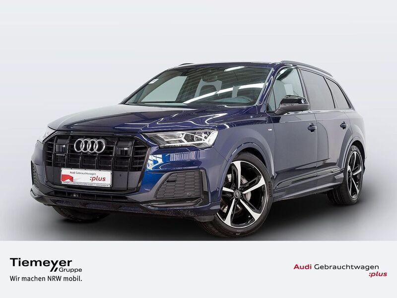 Navarrablau metallic Gebraucht 2023 Audi Q7 S-Line SUV | 67.770 € (Superpreis) - Bild 1/4