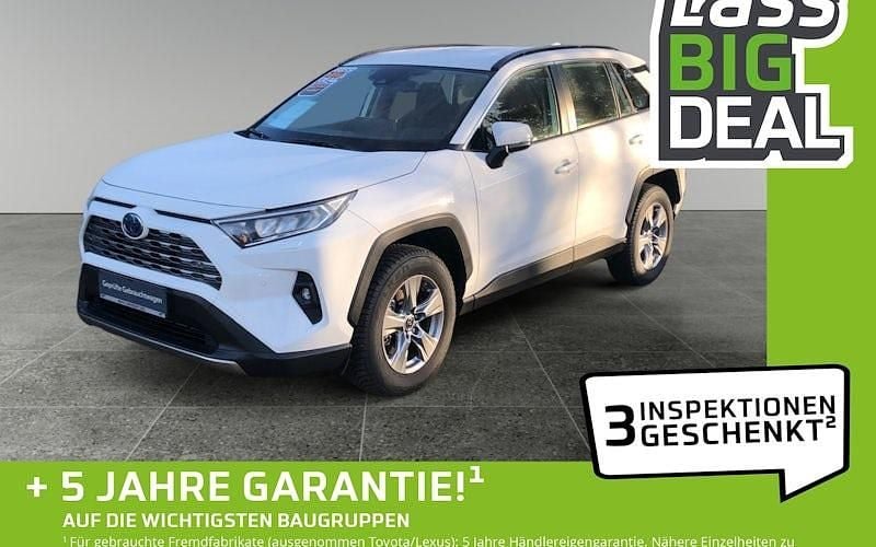 Weiß Gebraucht 2024 Toyota RAV4 Hybrid Business Edition SUV | 35.980 € (Superpreis) - Bild 1/4