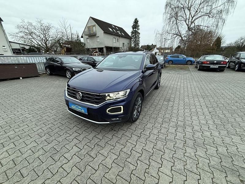 Atlantic blue Gebraucht 2020 VW T-Roc Sportline SUV | 22.500 € - Bild 1/4