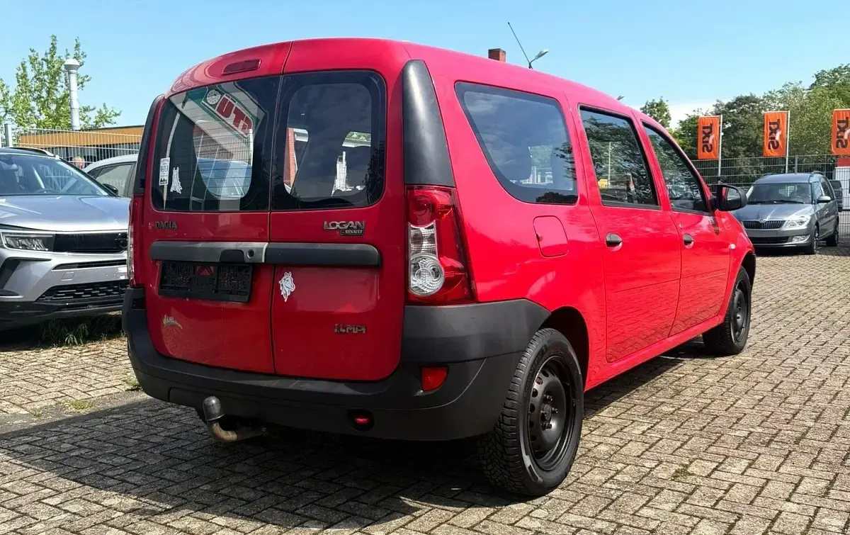 Gebraucht Dacia Logan MCV Ambiance 75 PS (55 kW) 2008 Rot Kombi